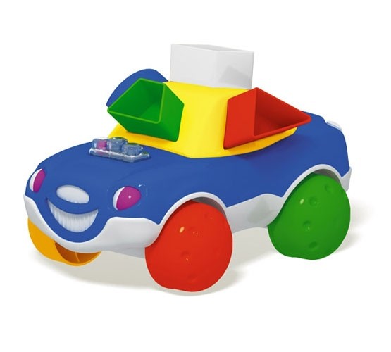 Игрушка "Машинка-сортер" в сетке, цвета в ассортименте. 1