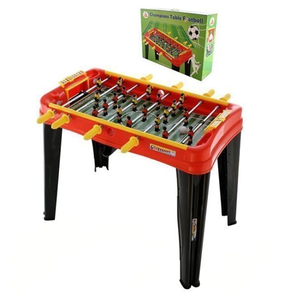 Набор для игры в мини-футбол "Champions Table Football №1 (красный)" в коробке. 1