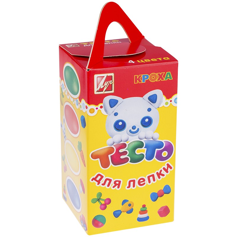 Тесто для лепки (4 цвета) в коробке. купить в Донецке, Макеевке ...