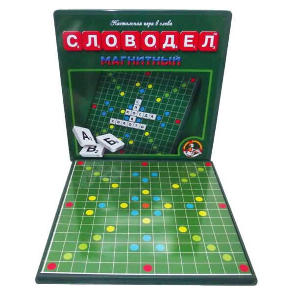 Игра настольная "Словодел Магнитный" в коробке. 1