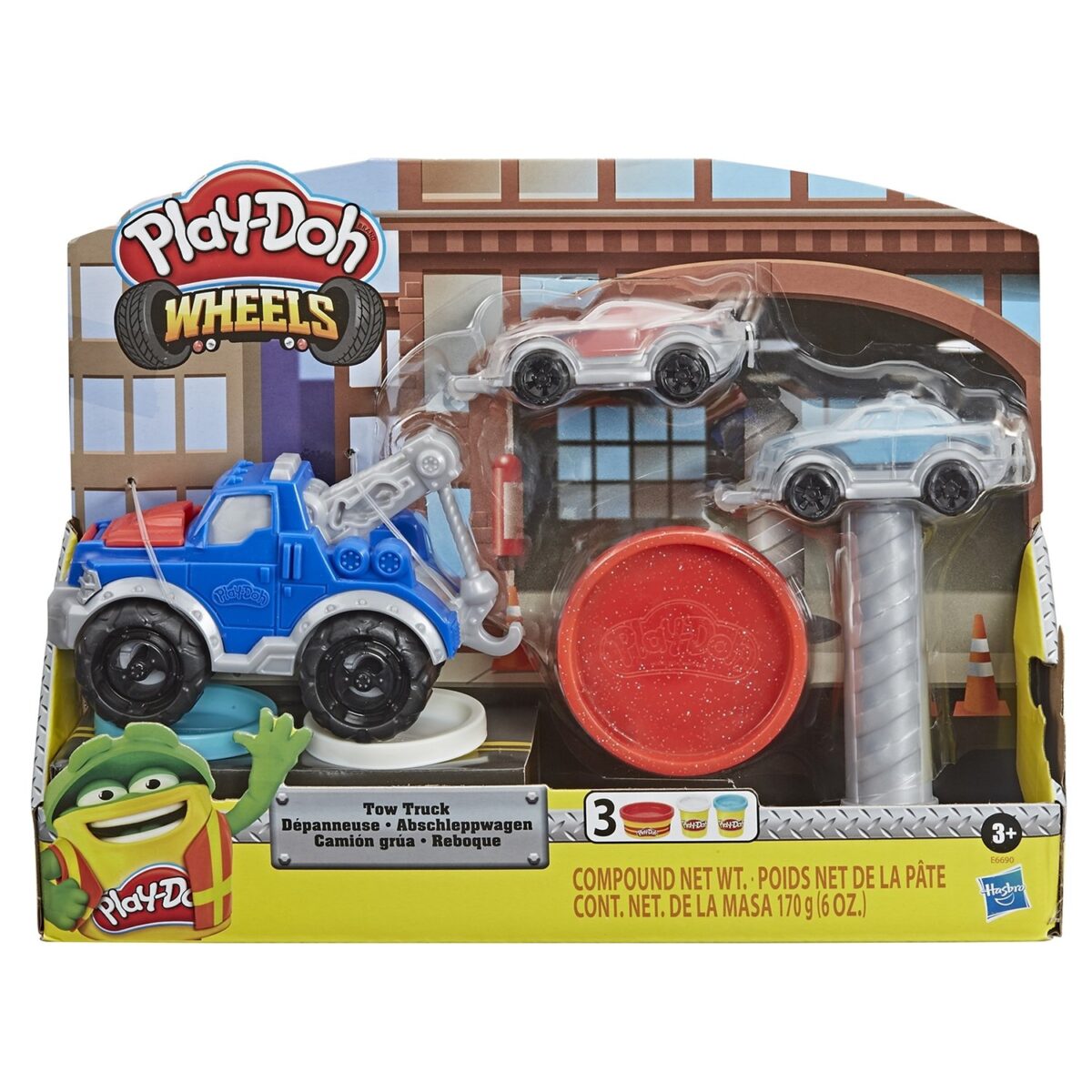 Игровой набор "Play-Doh Wheels Эвакуатор" в коробке (оригинал). 1