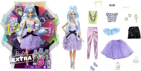Кукла "Barbie Extra MODERN PET DOLL AND PET DELUXE" в коробке (оригинал). 1