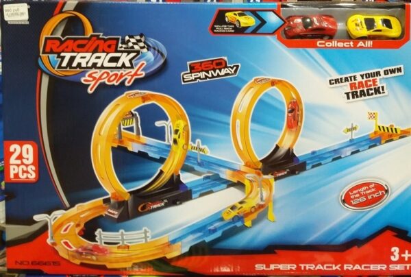 Трек инерционный "Racing Track 66615" в коробке. 1