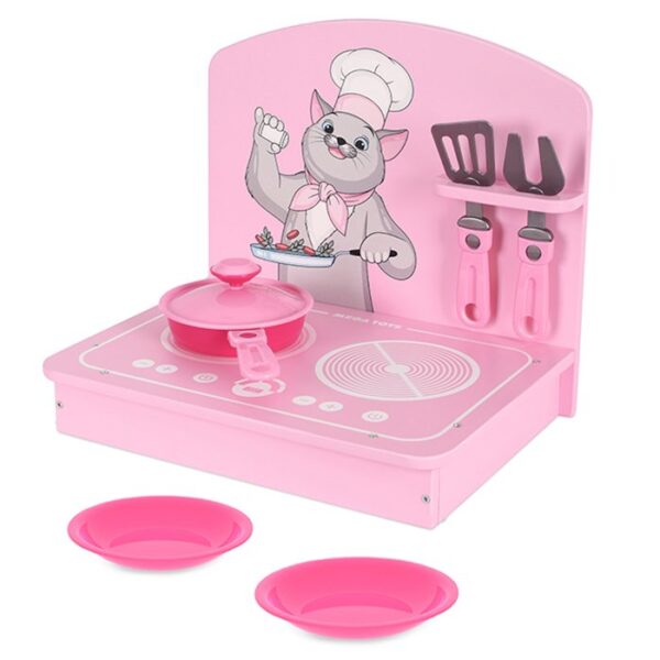 Кухня детская мини "17303" (розовая) в коробке 1
