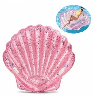 Матрас для плавания “Розовая ракушка” в коробке (Арт. 57257EU)