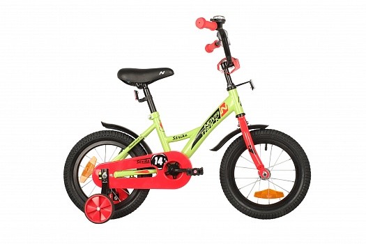Велосипед “NOVATRACK 14″ STRIKE”, цвет – зеленый.