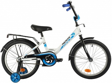 Велосипед "NOVATRACK 18" FOREST", цвет - белый. 1