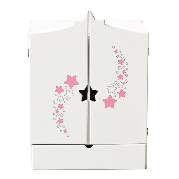 Шкаф с дизайнерским звёздным принтом "Diamond star" (белый) в коробке. 1