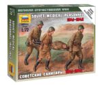 Сборная модель " Советские санитары 1941-1942" в коробке. 2