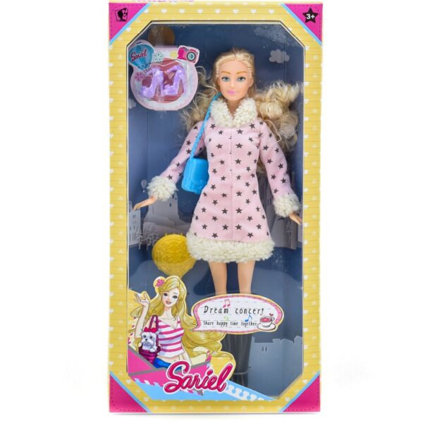 Кукла с аксессуарами “Sariel 7737-B” в коробке.