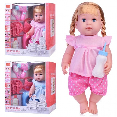 Кукла с аксессуарами “QH3008-35” (звук) в коробке, разные виды.