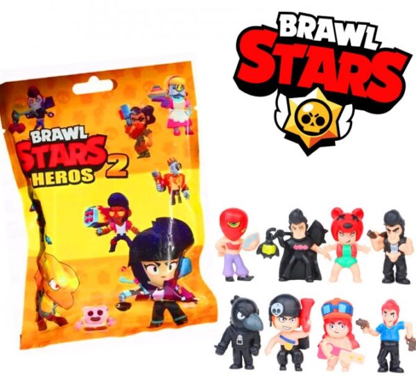 Фигурки героев "Brawl Stars H29" в пакете в ассортименте. 1