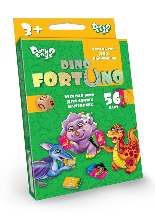 Настольная игра "Фортуно-Fortuno. Dino" в коробке. 1