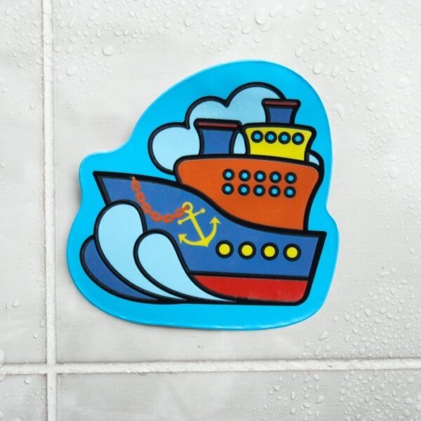 Наклейка для ванной с водным слоем "Корабль" в пакете. 1