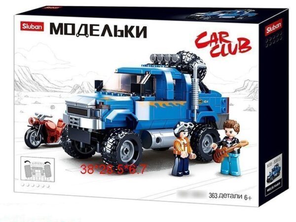 Конструктор "Модельки 38-0813" (363 детали) в коробке. 1