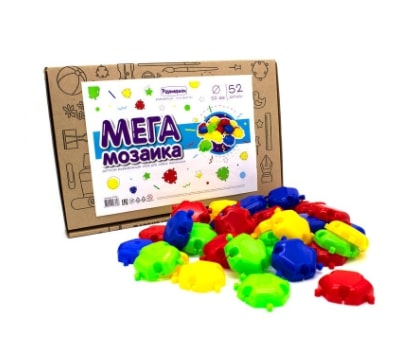 Мега мозаика 3D "Р1005" (52 детали) в коробке. 1