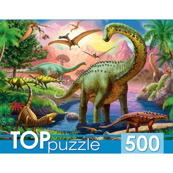 Пазлы "Мир Динозавров" (500 элементов) в коробке 1