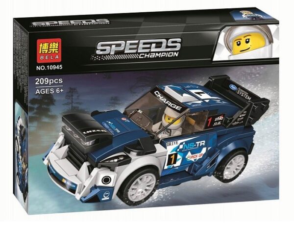 Конструктор "Форд Фиеста M-Sport WRC" (209 деталей) в коробке.