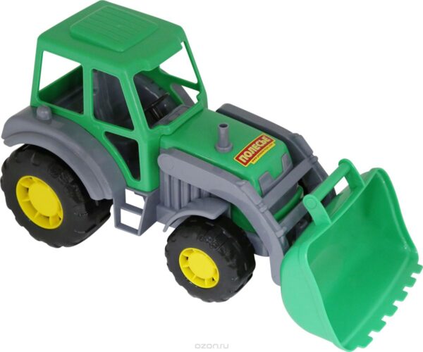 Трактор-погрузчик "Алтай", размер - 37 см, цвета в ассортименте.