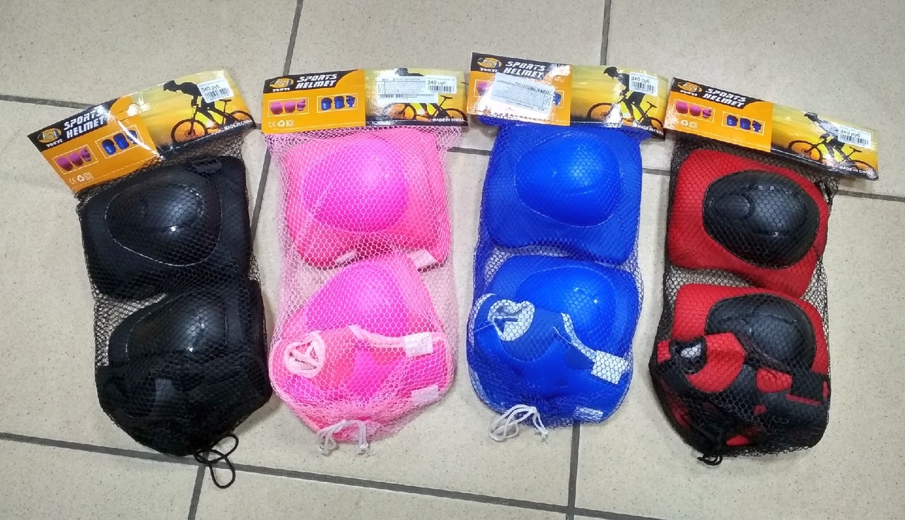 Набор защиты в сетке, цвета в ассортименте. 1 Набор защиты в сетке, цвета в ассортименте. 1