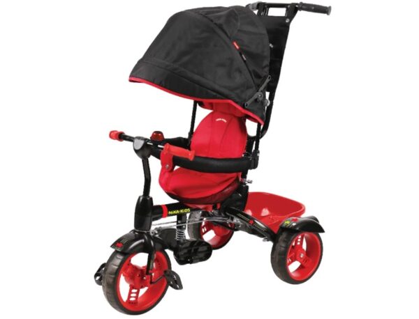 Детский трехколесный велосипед  ВД4/1, цвет - черный с красным.
