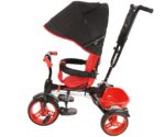 Детский трехколесный велосипед  ВД4/1, цвет - черный с красным. 4