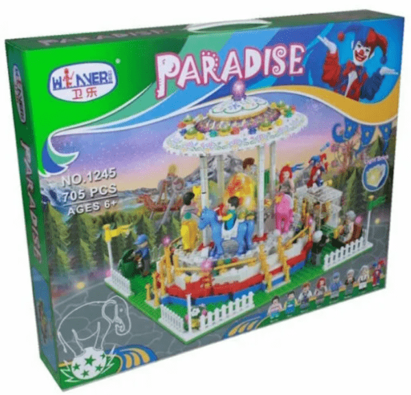 Конструктор "Paradise. Карусель" (1245) 705 деталей в коробке 1