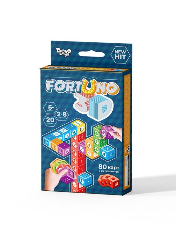Настольная игра "Фортуно 3D" в коробке в ассортименте