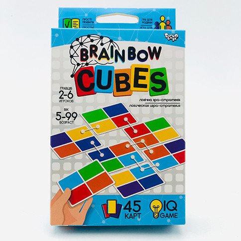 Настольная игра-викторина "Brainbow Cubes" в коробке 1