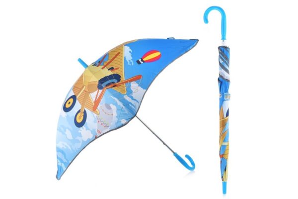 Зонт детский "Самолёт U052723Y" в пакете. 1