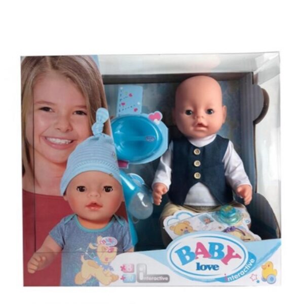 Пупс с аксессуарами "Baby love" (BL036E) в коробке 1