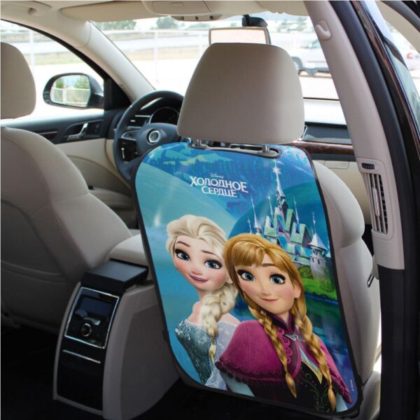 Детская защитная накидка на спинку сиденья в автомобиль "Disney Холодное сердце герои". 1