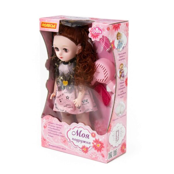 Интерактивная кукла "Вероника в салоне красоты" с аксессуарами в коробке.