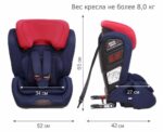 Удерживающее устройство для детей Siger "Гранд ISOFIX" (9-36 ru), цвет - royal blue 3