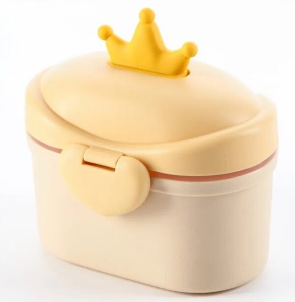 Контейнер для хранения детского питания «Корона», желтый 1