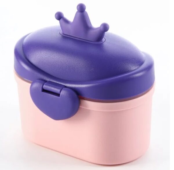 Контейнер для хранения детского питания «Корона», розовый 1