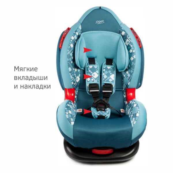 Удерживающее устройство для детей SIGER ART "Кокон ISOFIX" (9-25 кг), цвет - геометрия.