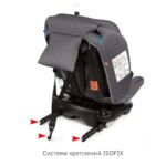 Удерживающее устройство для детей "Siger Престиж ISOFIX" (0-36 кг), цвет - маренго. 4