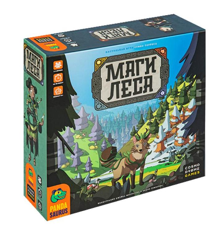 Настольная игра "Маги леса" в коробке.