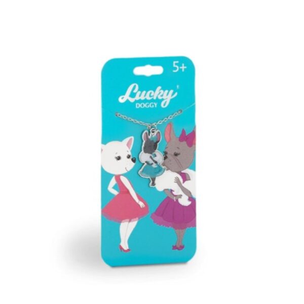 Подвеска "Lucky Doggy. Бульдог" на листе 1