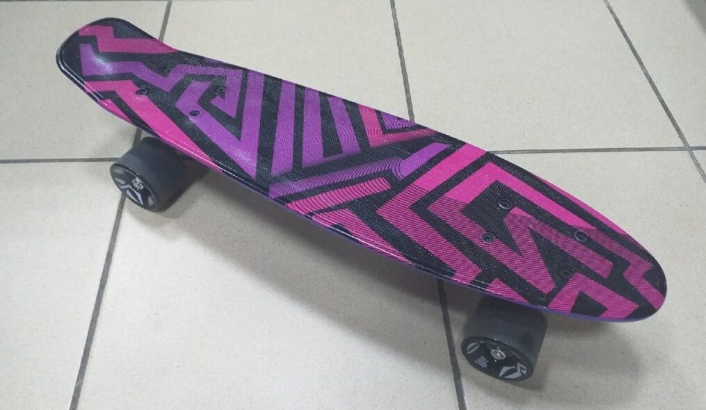 Скейт подростковый "R0059", цвет - граффити. 1