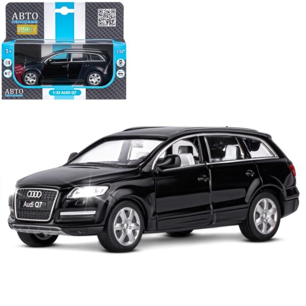 Машина металлическая "Audi Q7, черный" (JB1251292) в кор.