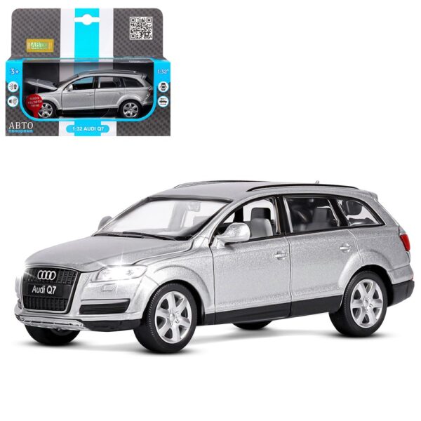 Машина металлическая "Audi Q7, серебряный" (JB1251144) в кор. 1