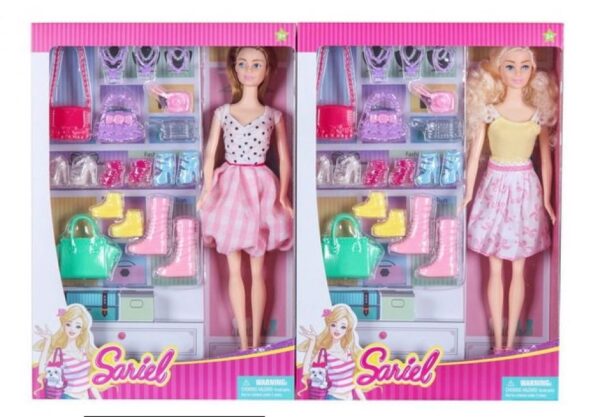 Кукла с аксессуарами "Sariel 7758-A" в коробке в ассортименте. 1