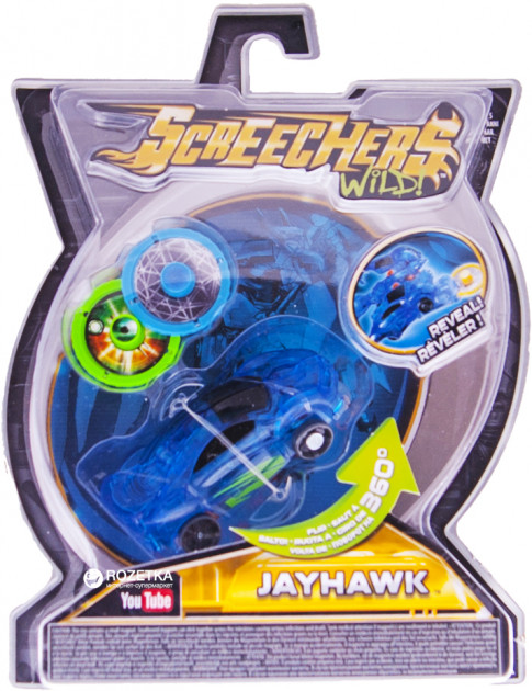 Машинка-трансформер "Screechers Jayhawk US683111" в коробке (оригинал).