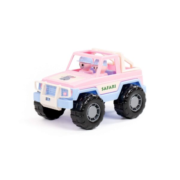 Автомобиль-джип "Сафари" розовый (90218) в сетке