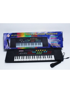 Пианино-Синтезатор (микрофон,USB-кабель) в коробке (HL-3738S) №29625