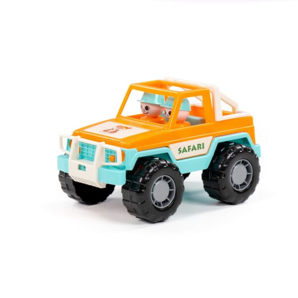 Автомобиль-джип "Сафари" оранжевый (90201) в сетке