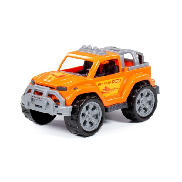 Автомобиль "Легионер" оранжевый (87621) в сетке