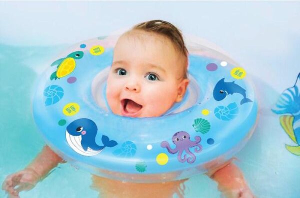 Круг детский на шею для купания с погремушками "Морские животные 3876324" в пакете. 1